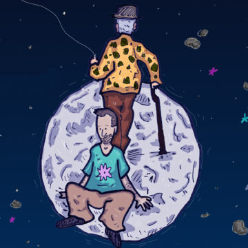 Copertina della pagina dello spettacolo "Oltre la luna"